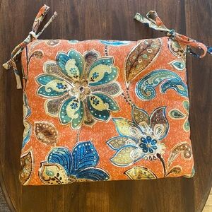 Floral Chair Cushion